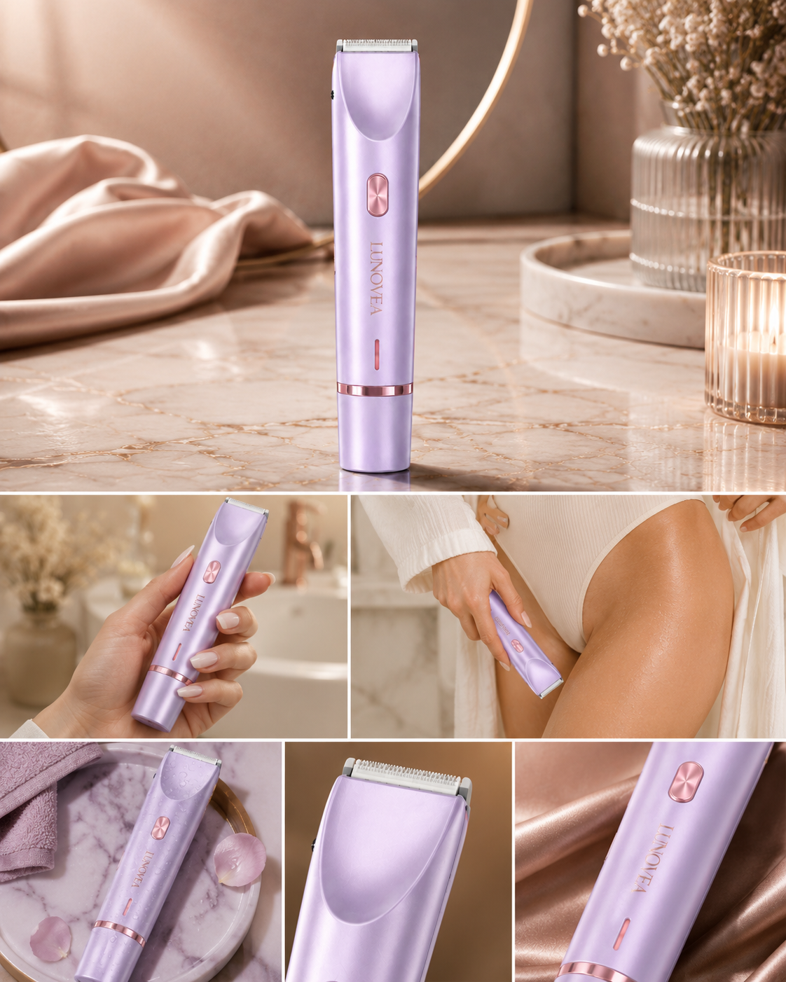 2-in-1 Painless Bikini Hair Trimmer