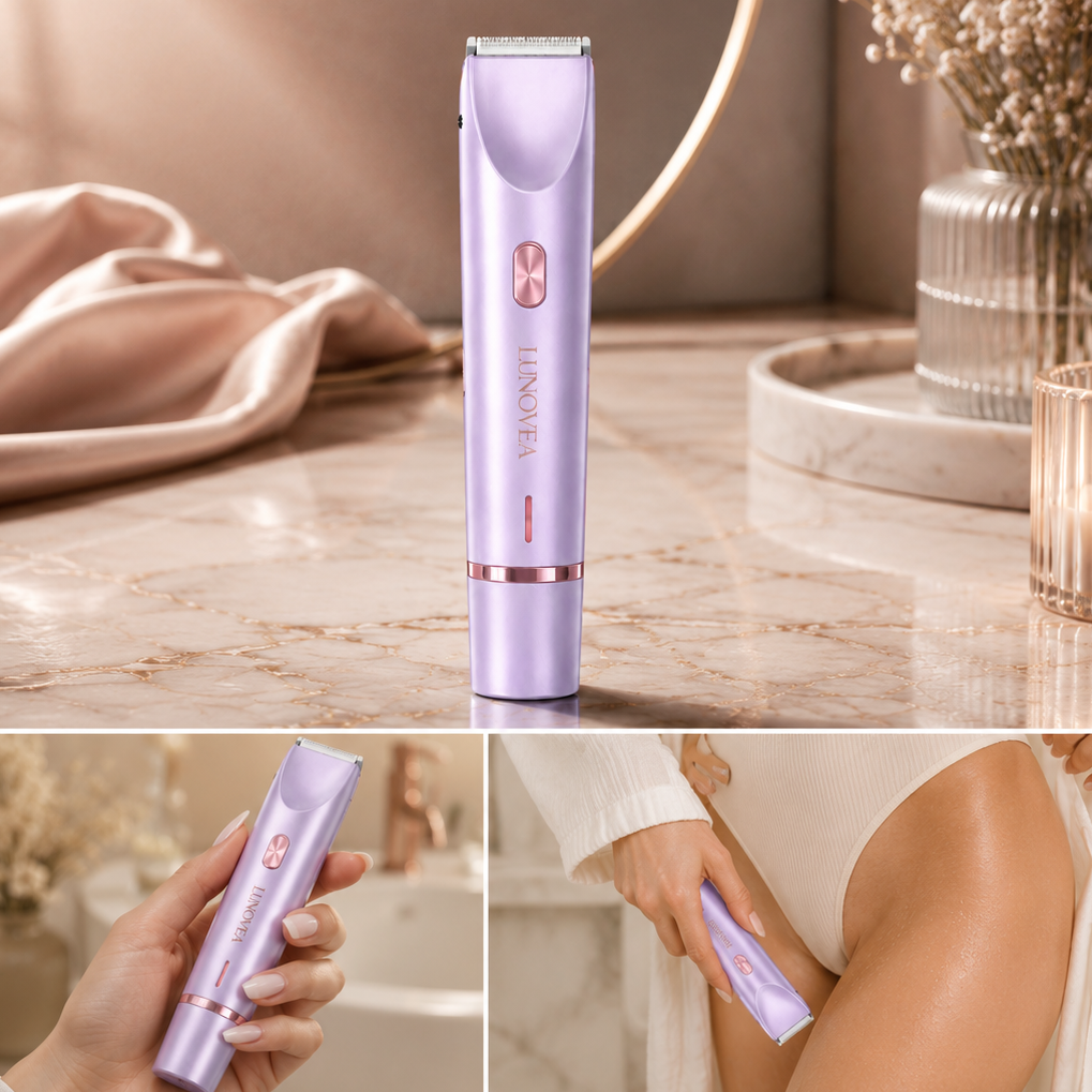 2-in-1 Painless Bikini Hair Trimmer
